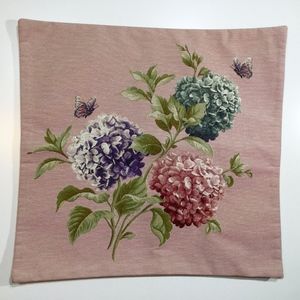 English Home Hydrangea Butterfly Pillowcase